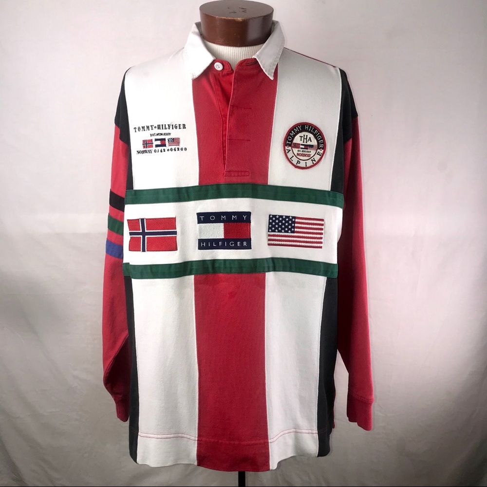 Vintage Rare Tommy Hilfiger Alpine XL